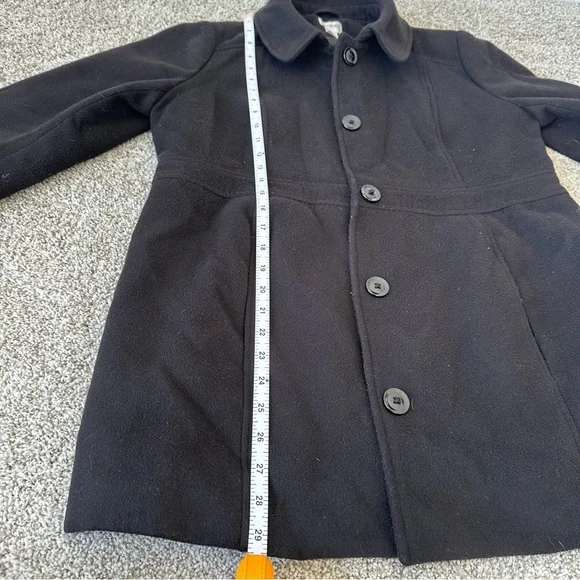 Maternity coat - Motherhood Maternity Black Peacoat Medium, jacket - Picture 5 of 7